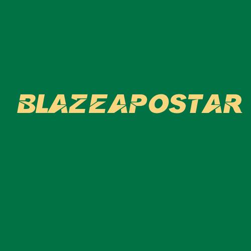 Logo da BLAZEAPOSTAR