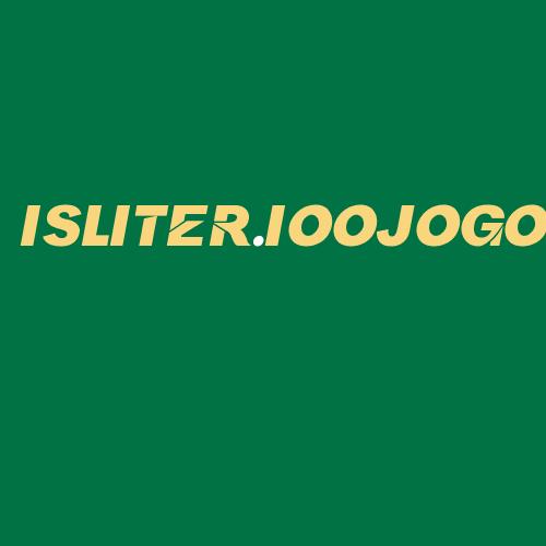 Logo da ISLITER.IOOJOGO